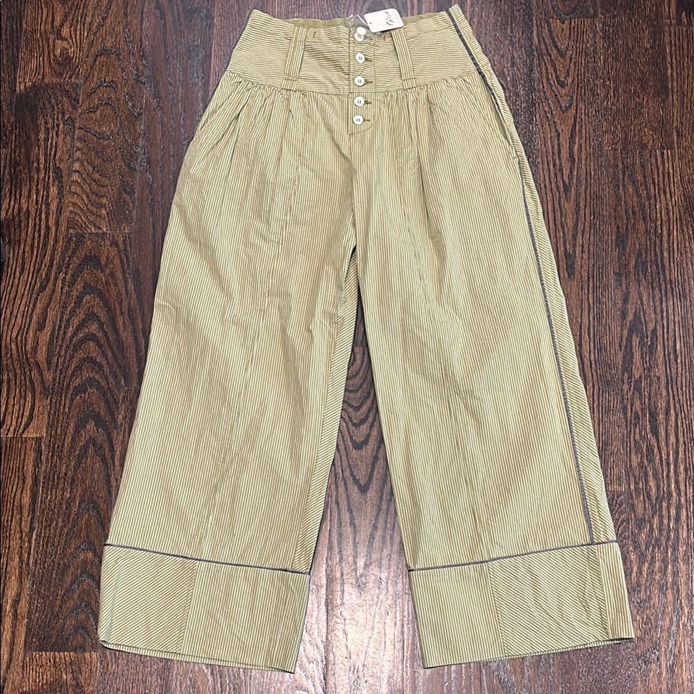 **NWT** Good Call Striped Pull On Pants - Picture 2 of 4